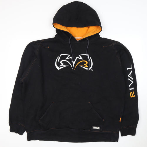 Rival Men's Black 2XL Pullover Hoodie