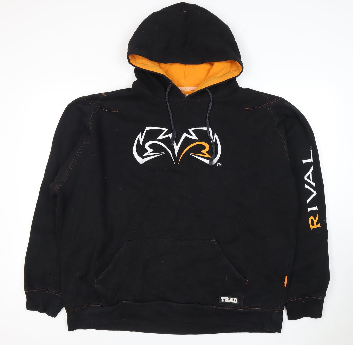 Rival Men's Black 2XL Pullover Hoodie