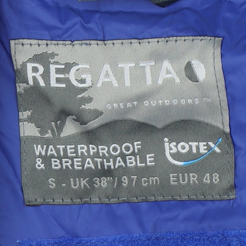 Regatta Men's Blue Rain Coat Jacket S - Waterproof & Breathable