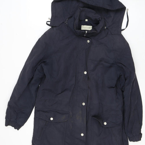 Dannimac Women's Blue Parka, Medium