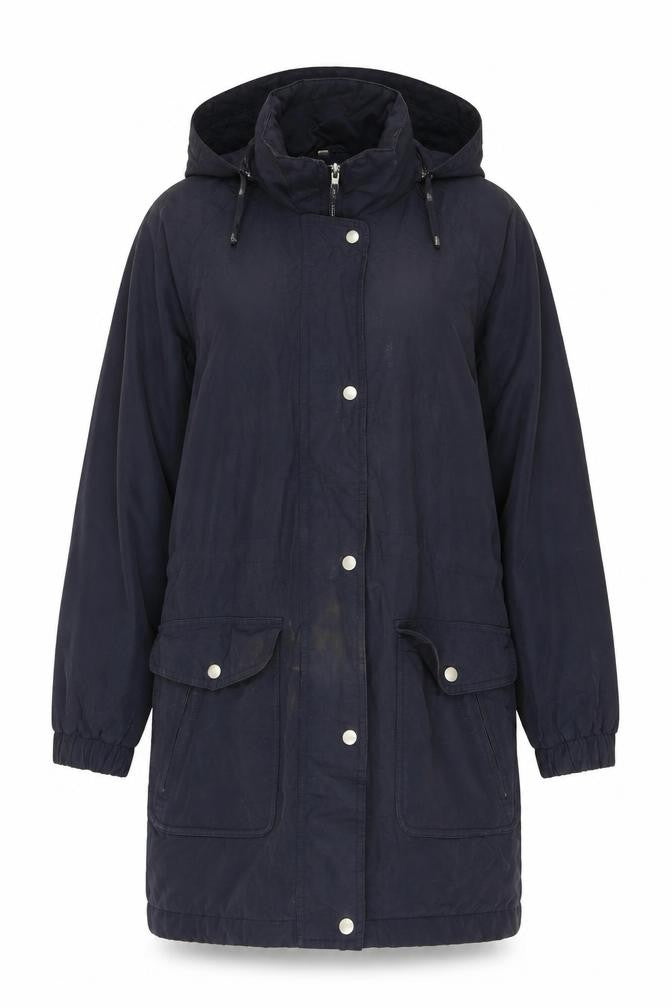 Dannimac Women's Blue Parka, Medium