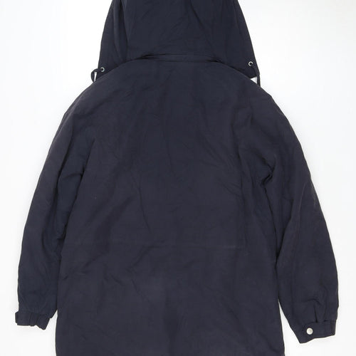 Dannimac Women's Blue Parka, Medium