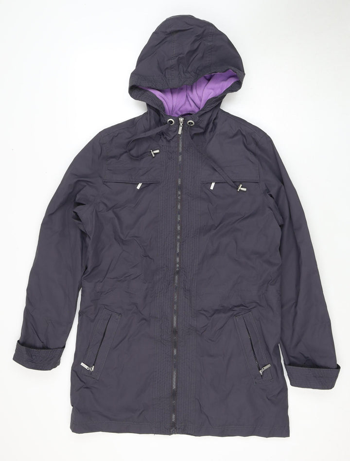 Debenhams Women’s Hooded Jacket, Size 12, Navy