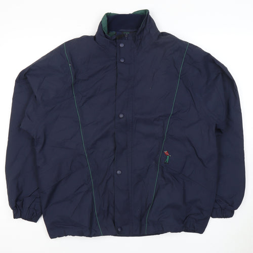 Marks and Spencer Men's Blue Nylon Jacket S