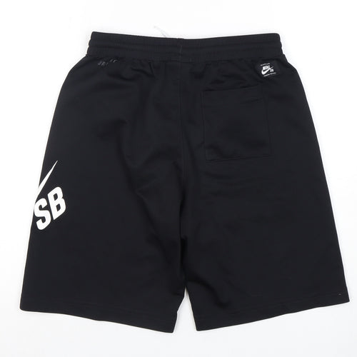 Nike Boys Black Athletic Shorts L - Quick Dry, Pockets