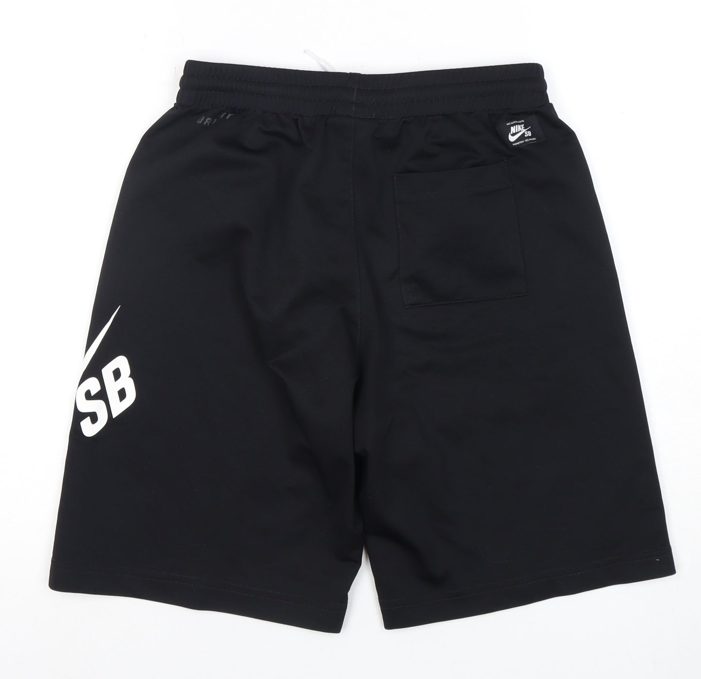 Nike Boys Black Athletic Shorts L - Quick Dry, Pockets