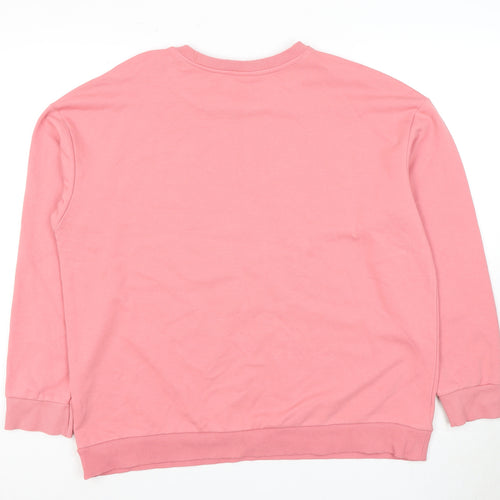 Looney Tunes Women's Pink Graphic Pullover Sweatshirt L