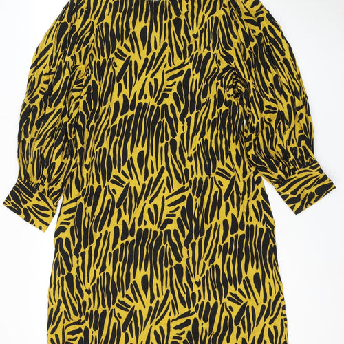 Next Women Multicoloured Animal Print Dress Size 14