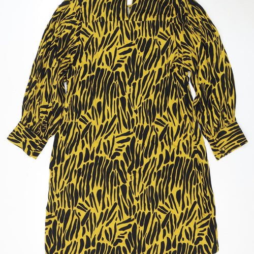 Next Women Multicoloured Animal Print Dress Size 14