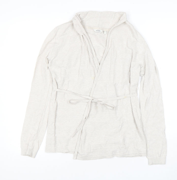FatFace Women's Beige Wrap Jumper, Size 8