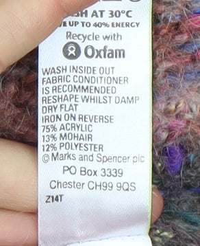 Marks and Spencer Women's Multicoloured Jumper, Size 12