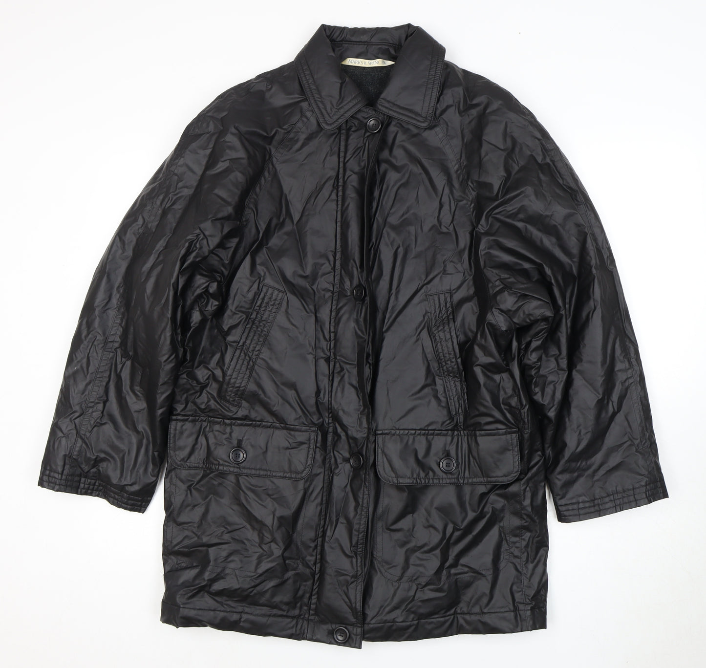 Marks and Spencer Women's Black Jacket Size 10