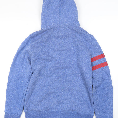 Superdry Men Blue Full Zip Hoodie M