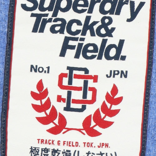 Superdry Men Blue Full Zip Hoodie M