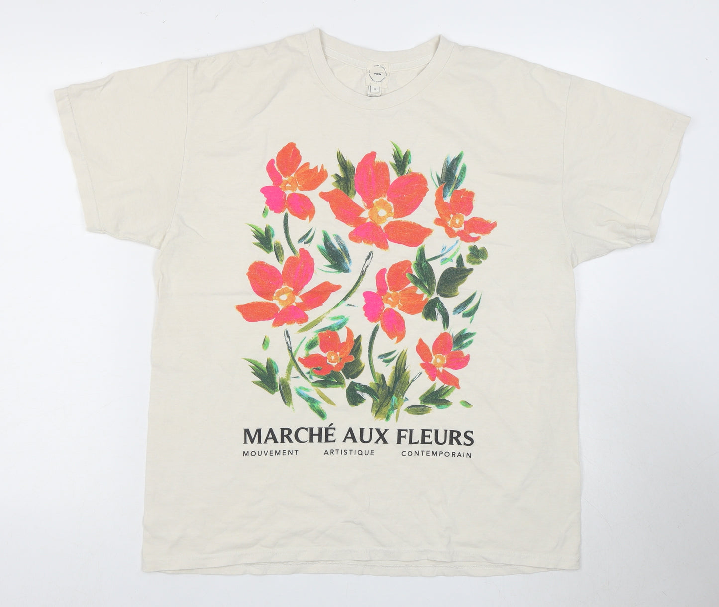 Spiga Women's Multicoloured Floral T-Shirt Size 12