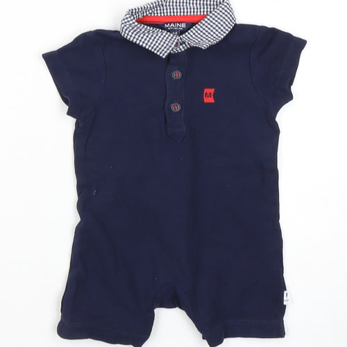 Maine New England Unisex Blue Romper 3-6 Months