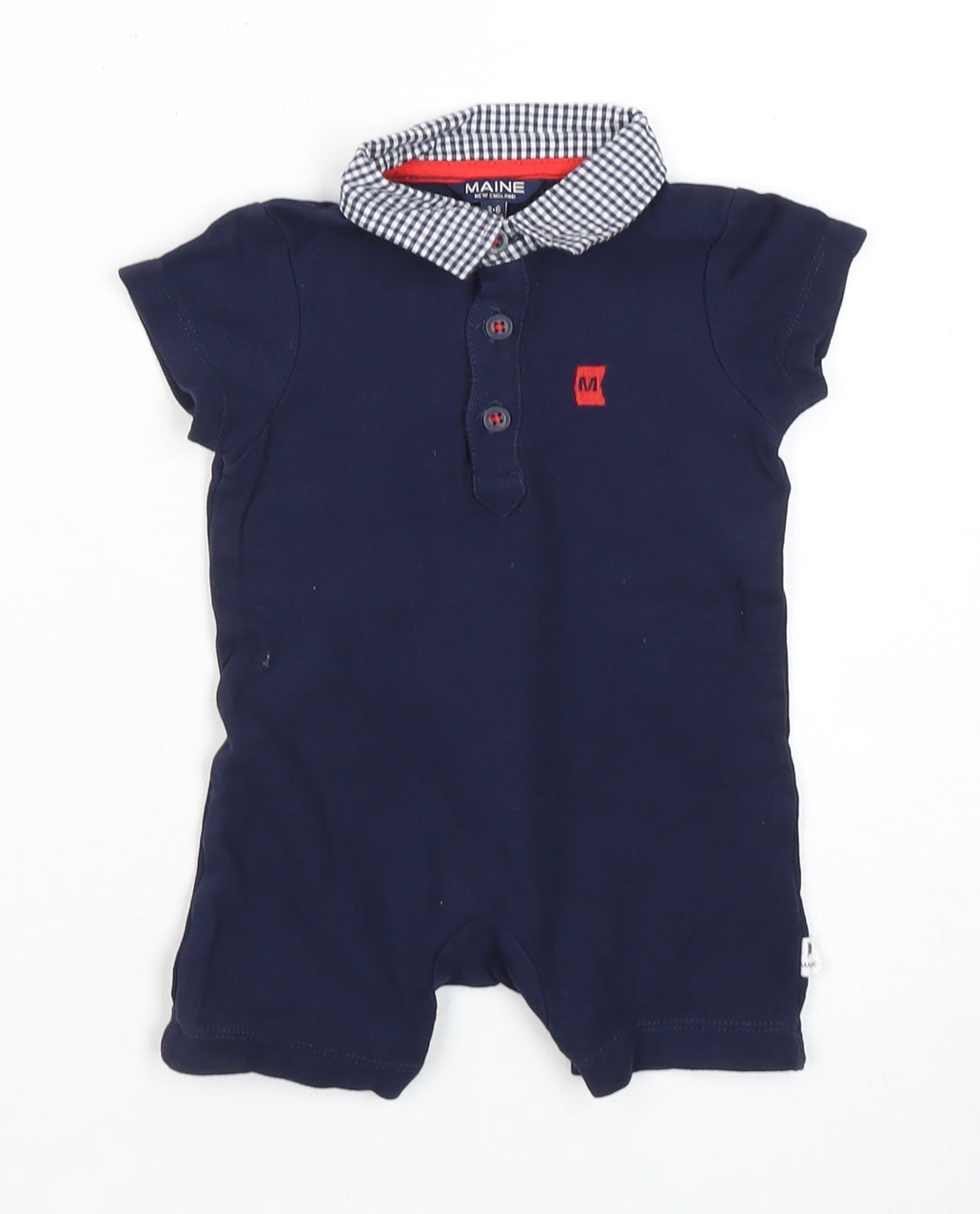 Maine New England Unisex Blue Romper 3-6 Months