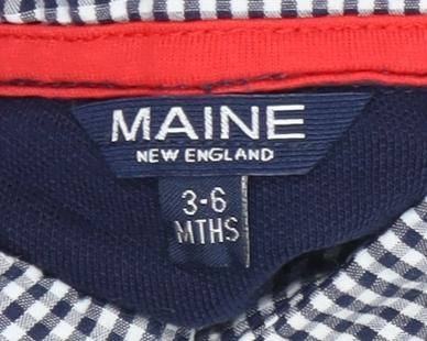 Maine New England Unisex Blue Romper 3-6 Months