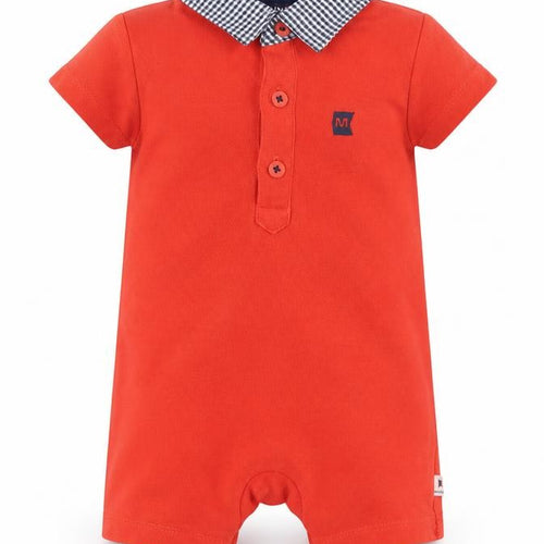 Maine Unisex Baby Orange Babygrow 3-6 Months Cotton Easy Care