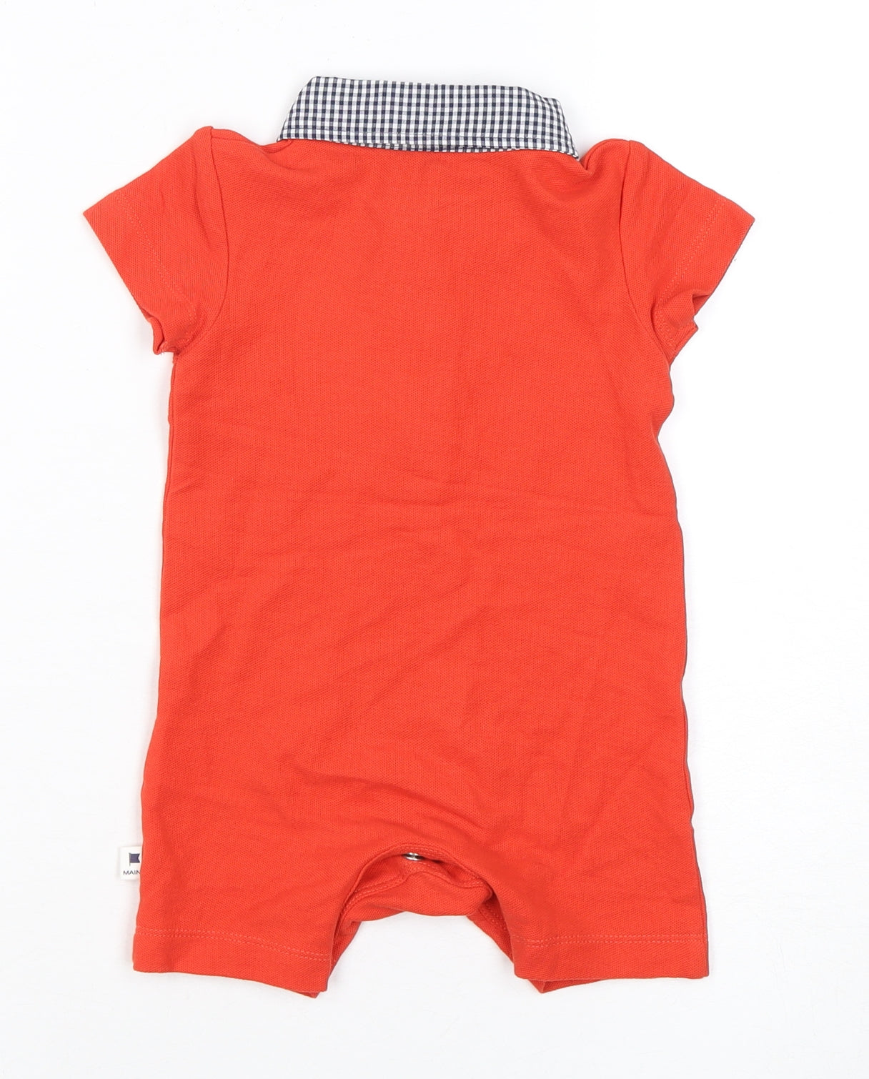 Maine Unisex Baby Orange Babygrow 3-6 Months Cotton Easy Care