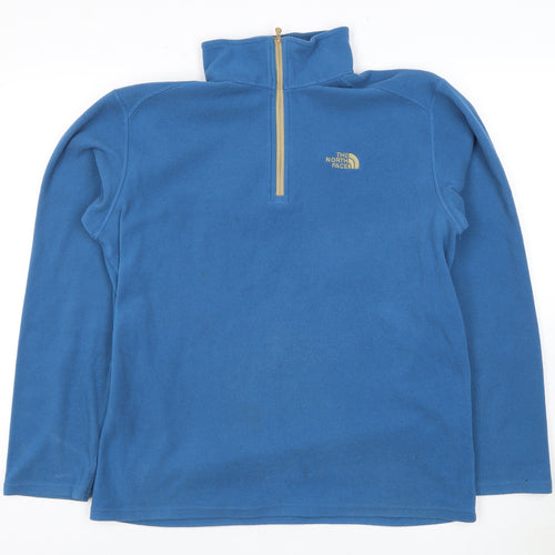 The North Face Men's Blue Pullover M Fleece Sweatshirt