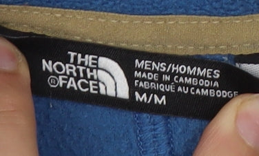 The North Face Men's Blue Pullover M Fleece Sweatshirt