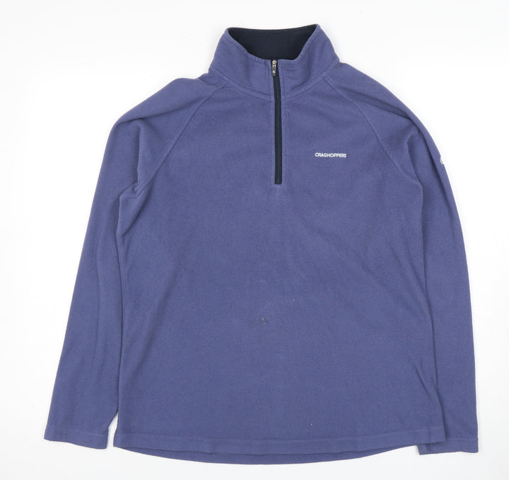 Craghoppers Women's Blue Fleece Sweatshirt UK 14