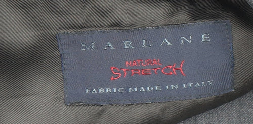 Marlane Grey Men's Wool Blazer, Size 44L