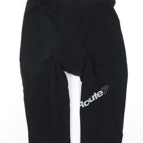 Route7 Men's Black Compression Cycling Shorts XL