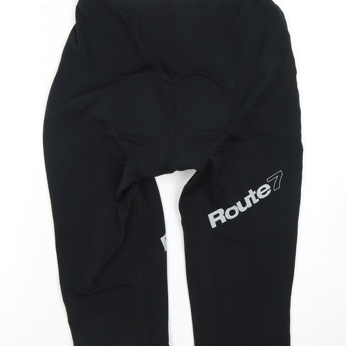 Route7 Men's Black Compression Cycling Shorts XL