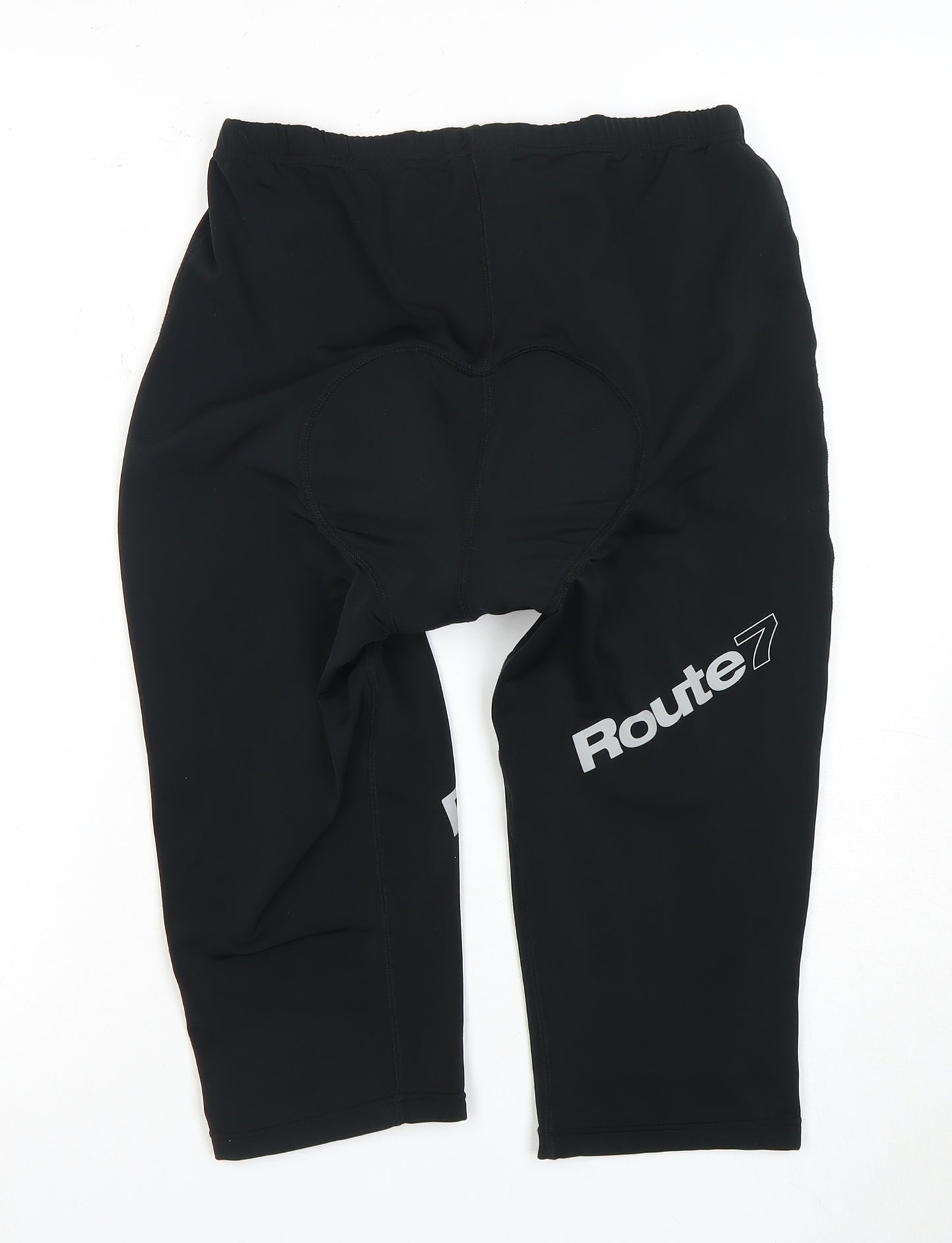 Route7 Men's Black Compression Cycling Shorts XL