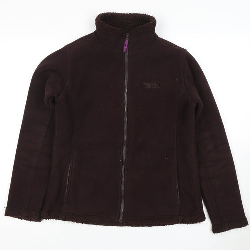 Regatta Women's Brown Fleece Parka Jacket Size 14