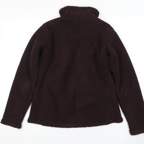 Regatta Women's Brown Fleece Parka Jacket Size 14
