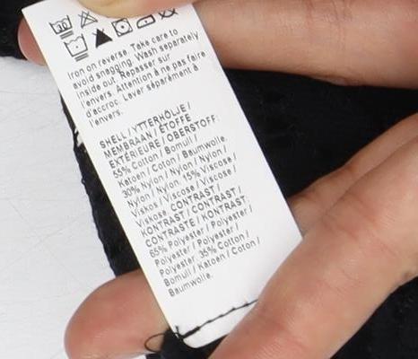 River Island Women's Black Lace Button-Up Top Size 12