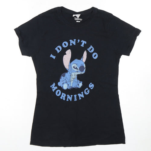 Port & Company Women XS Black Cartoon T-Shirt