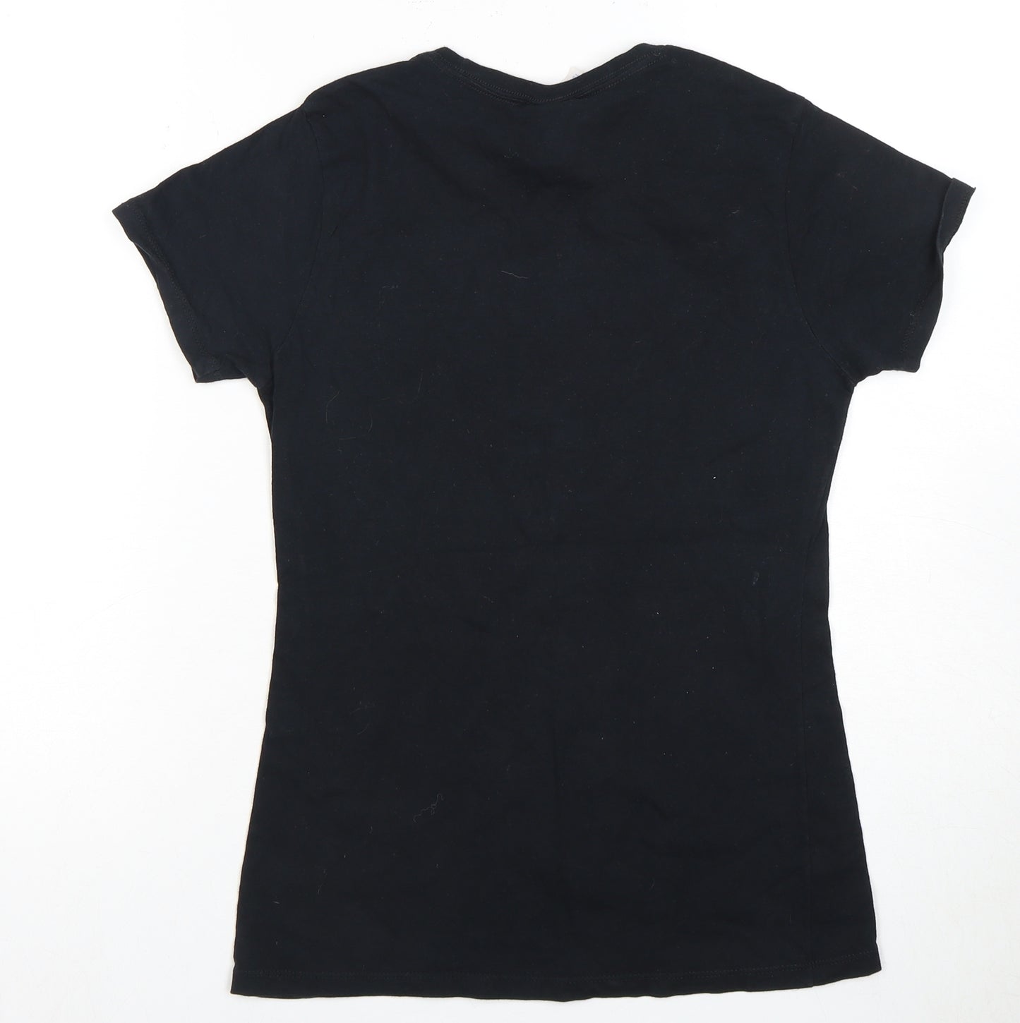 Port & Company Women XS Black Cartoon T-Shirt