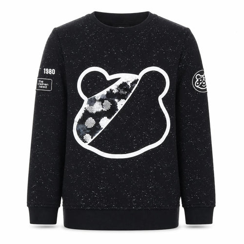 George Boys Black Sequin Sweatshirt 11-12 Years Casual Wear