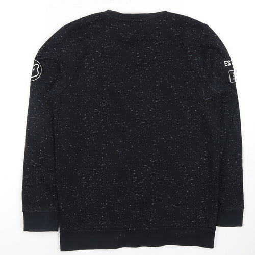 George Boys Black Sequin Sweatshirt 11-12 Years Casual Wear