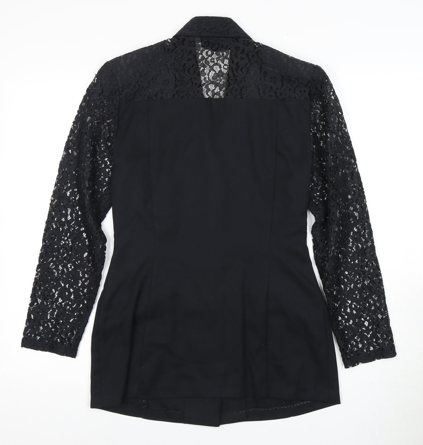 Ego Women's Black Lace Suit Jacket Size 10