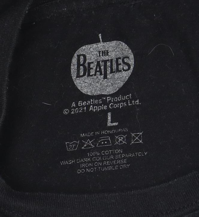 The Beatles Abbey Road Men's Black L Music T-Shirt