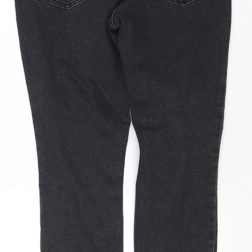 H&M Women's Black Distressed Jeans Size 12