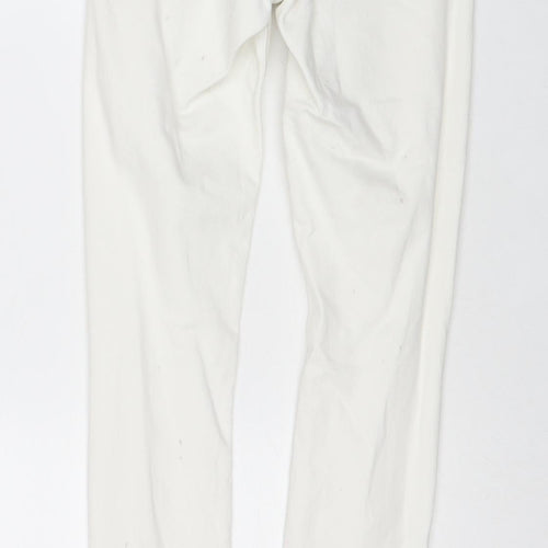 Topshop White Skinny Jeans for Women, Size 25