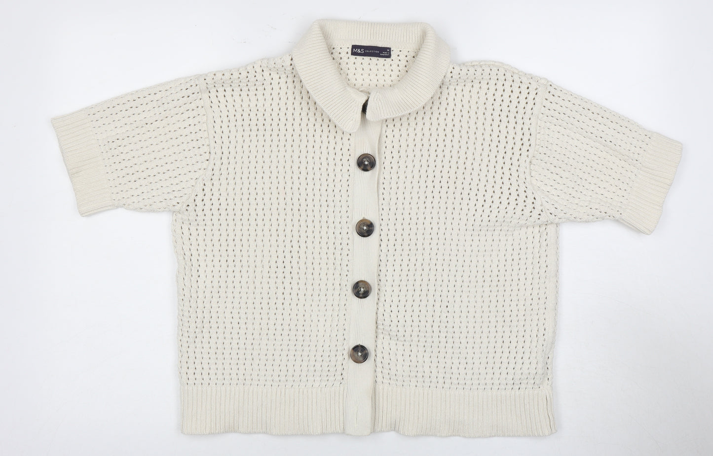 Marks and Spencer Women's Ivory Cardigan Size 16