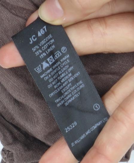 Joanna Hope Brown Women's Straight Trousers Size 18