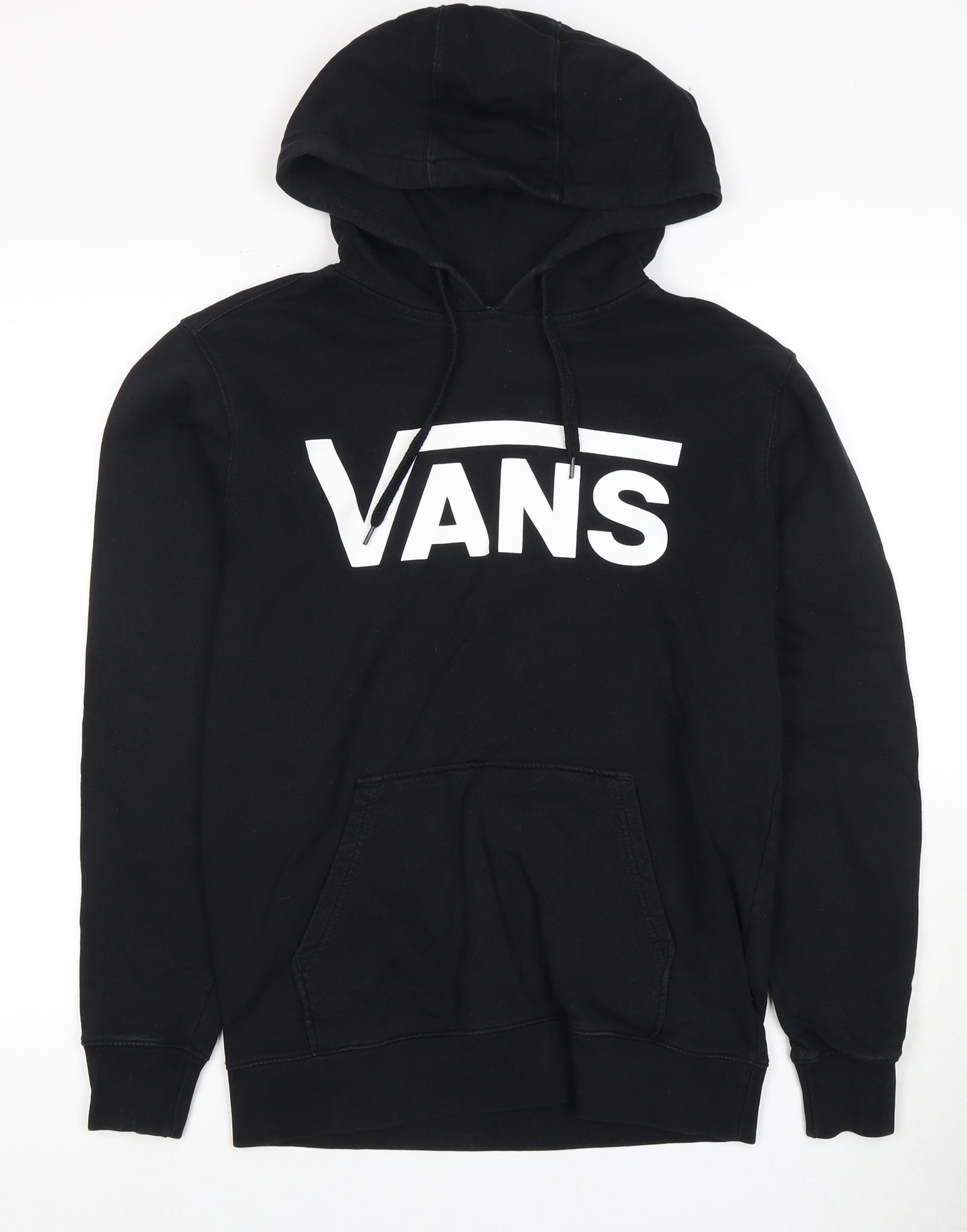 Vans Men's Black S Pullover Hoodie with Logo