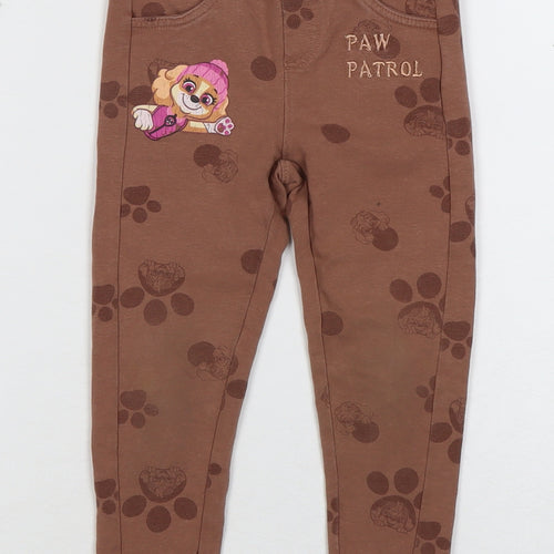 Cool Club Girls Brown Paw Patrol Ankle Leggings, 4 Years