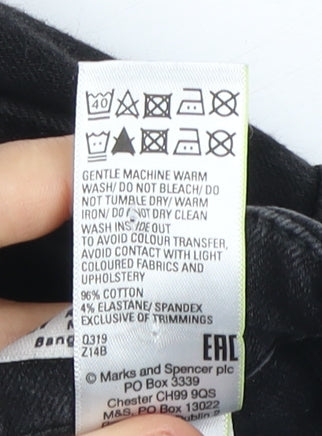 Marks and Spencer Women's Black Jeans Size 8