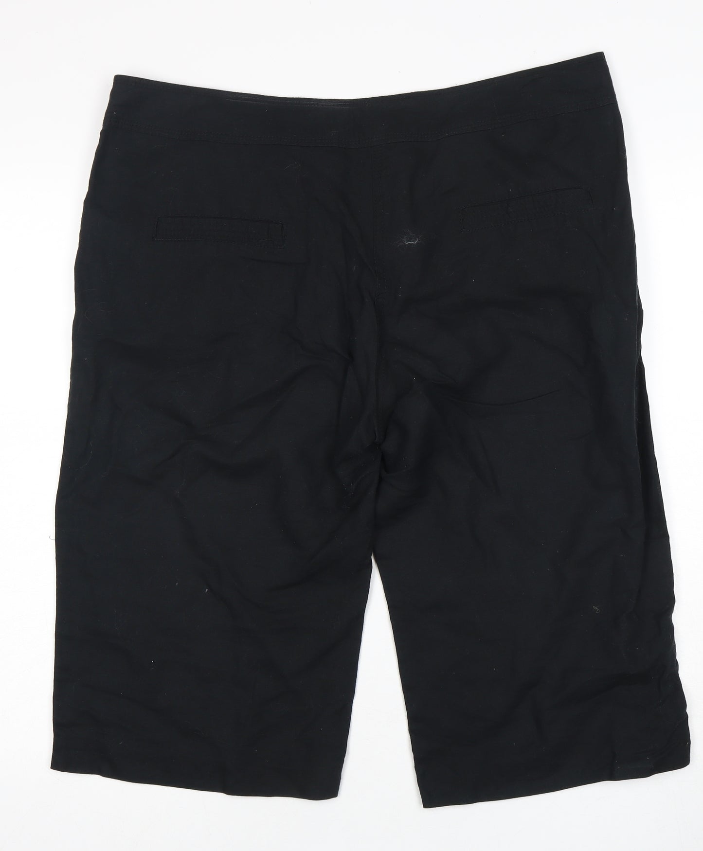 Dunnes Women’s Black Cropped Trousers Size 16