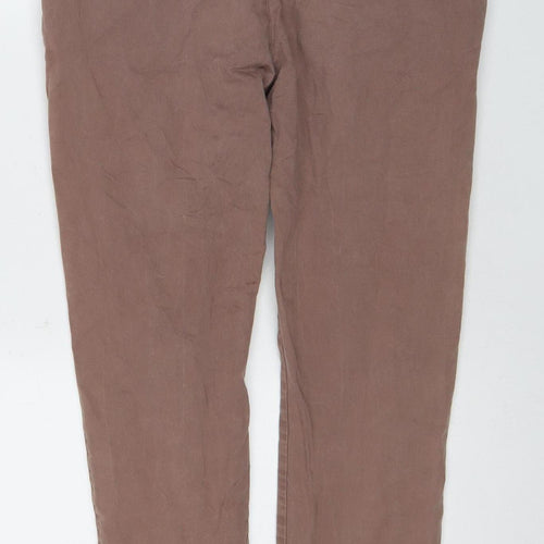 Marks and Spencer Men's Brown Skinny Trousers, Size 34/31