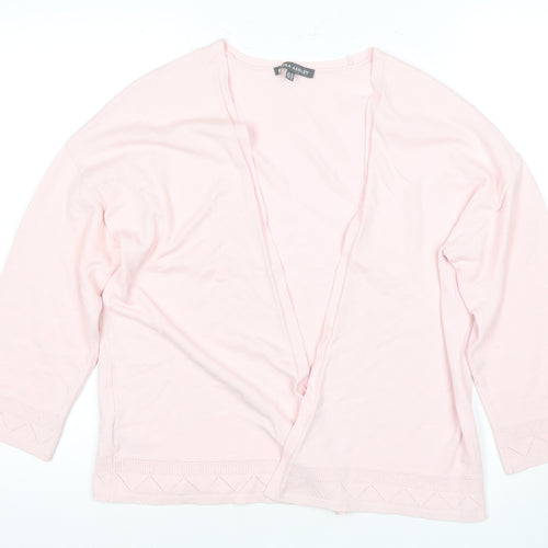 Laura Ashley Women's Pink Cardigan Size 14